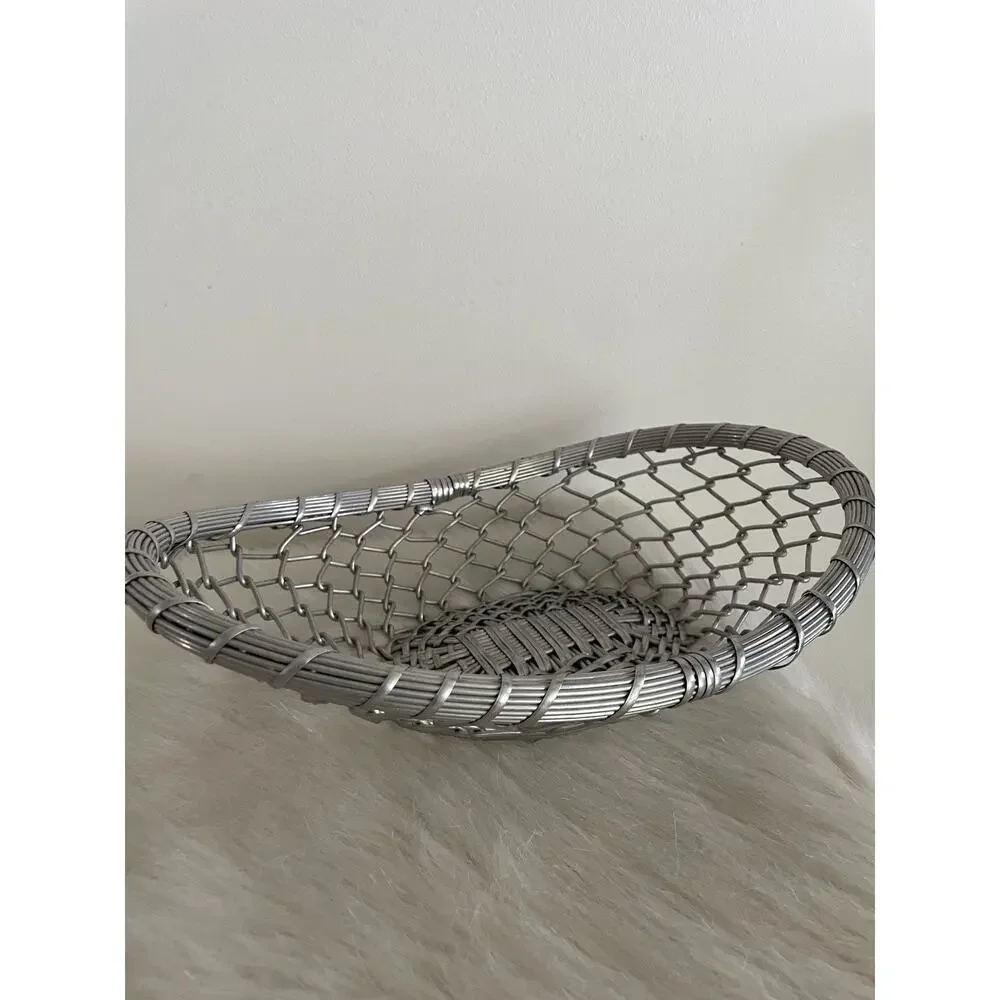 Vintage Aluminum Basket Trio Kmart Set Of Three Silver Tone Home Decor